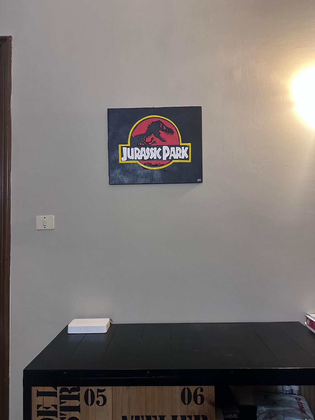 T-Rex - Hand Painted Wood Art