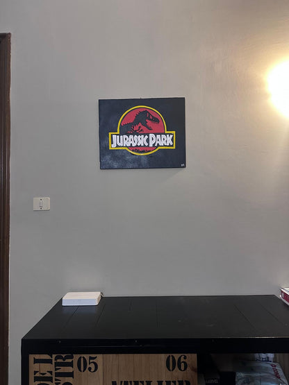 T-Rex - Hand Painted Wood Art
