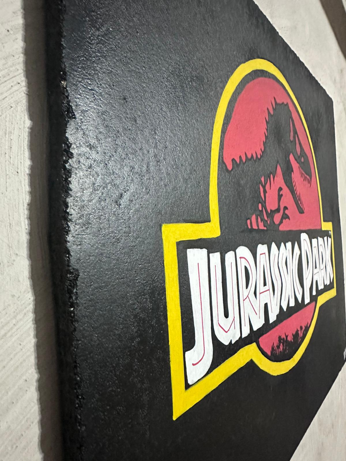 T-Rex - Hand Painted Wood Art