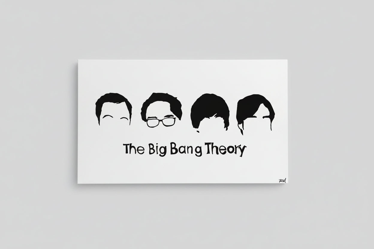 The Big Bang Theory – Minimal Tribute su Legno