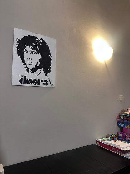 Jim Morrison – Urban Portrait su Legno