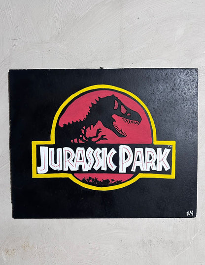 T-Rex - Hand Painted Wood Art