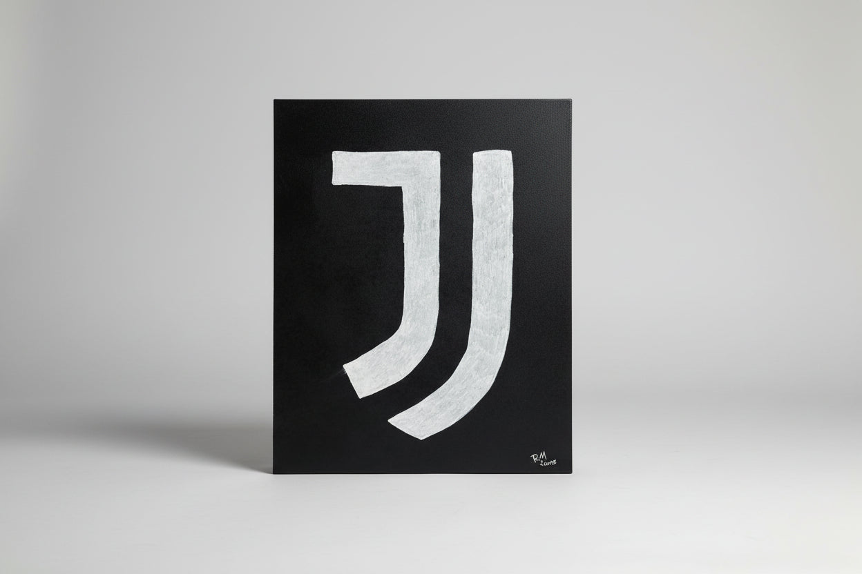 Juventus – Tavola Artistica Minimal su Legno | RM Icons