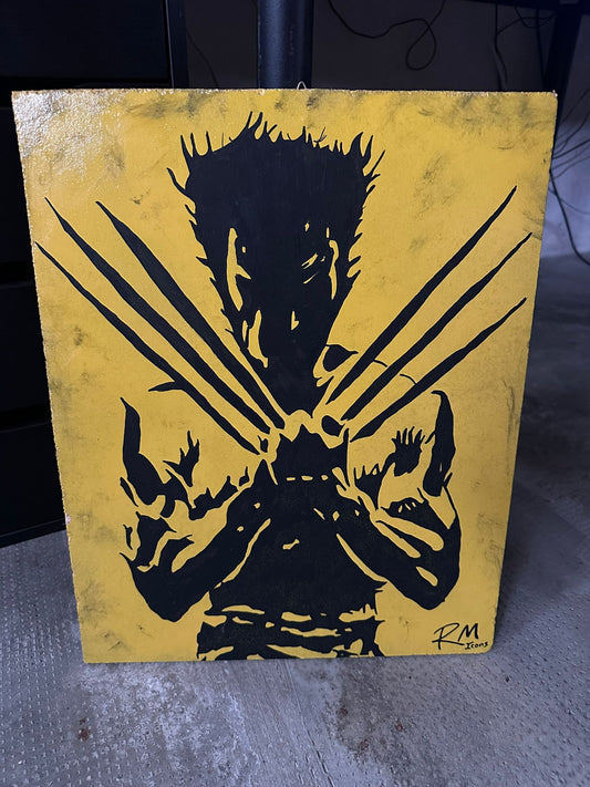 Wolverine – Handmade Wood Art | RM Icons